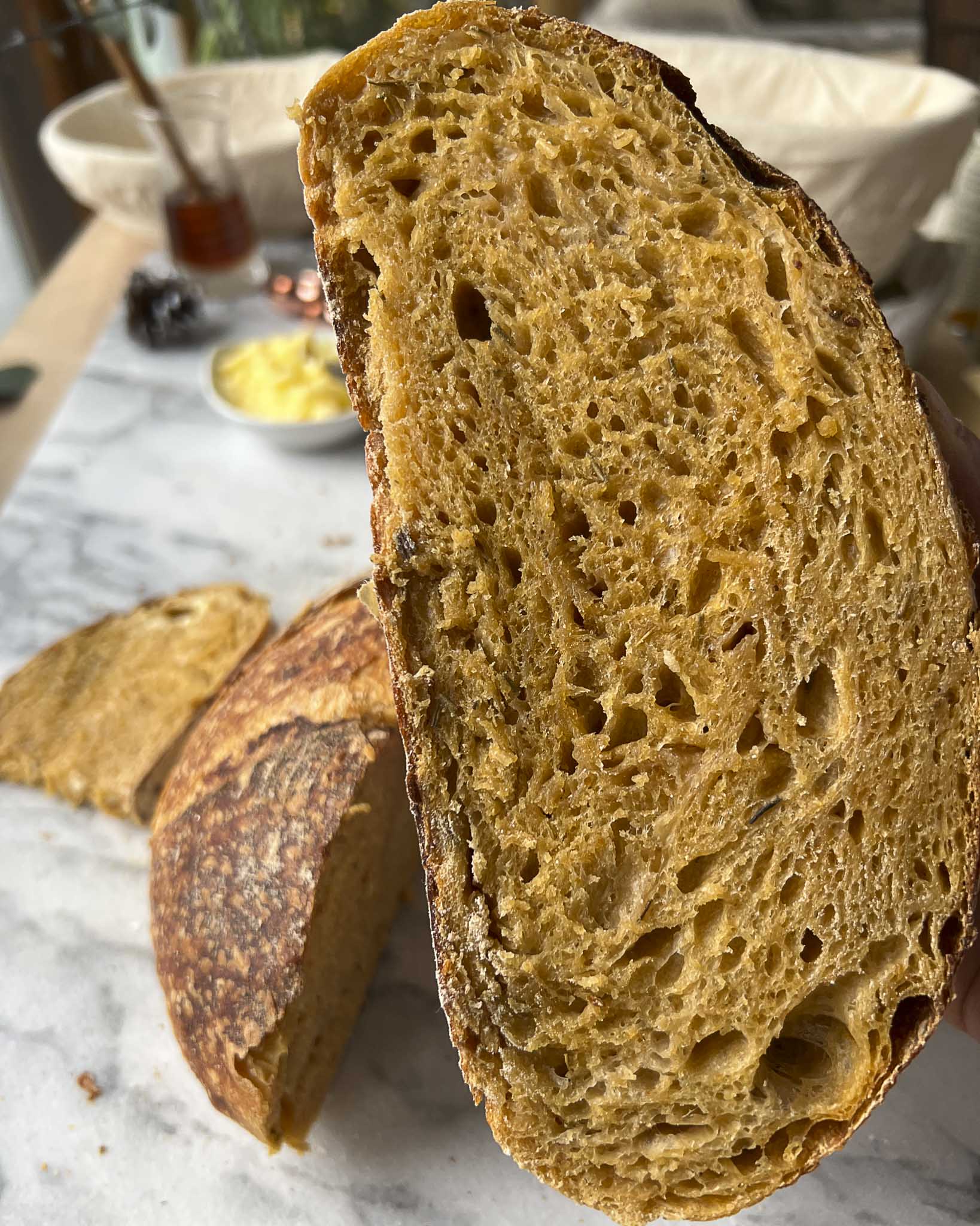 Pumpkin Sourdough Bread