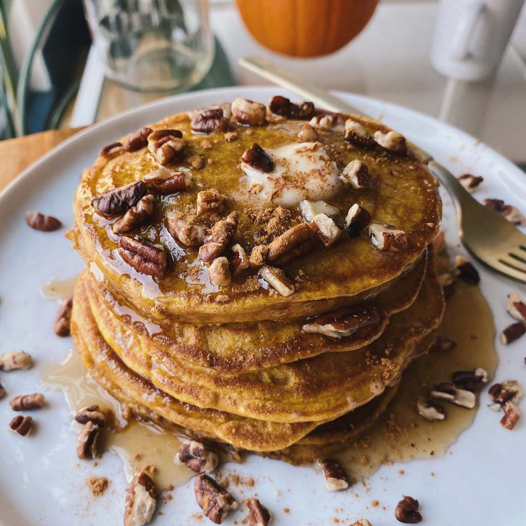 Sourdough Pumpkin Pancakes