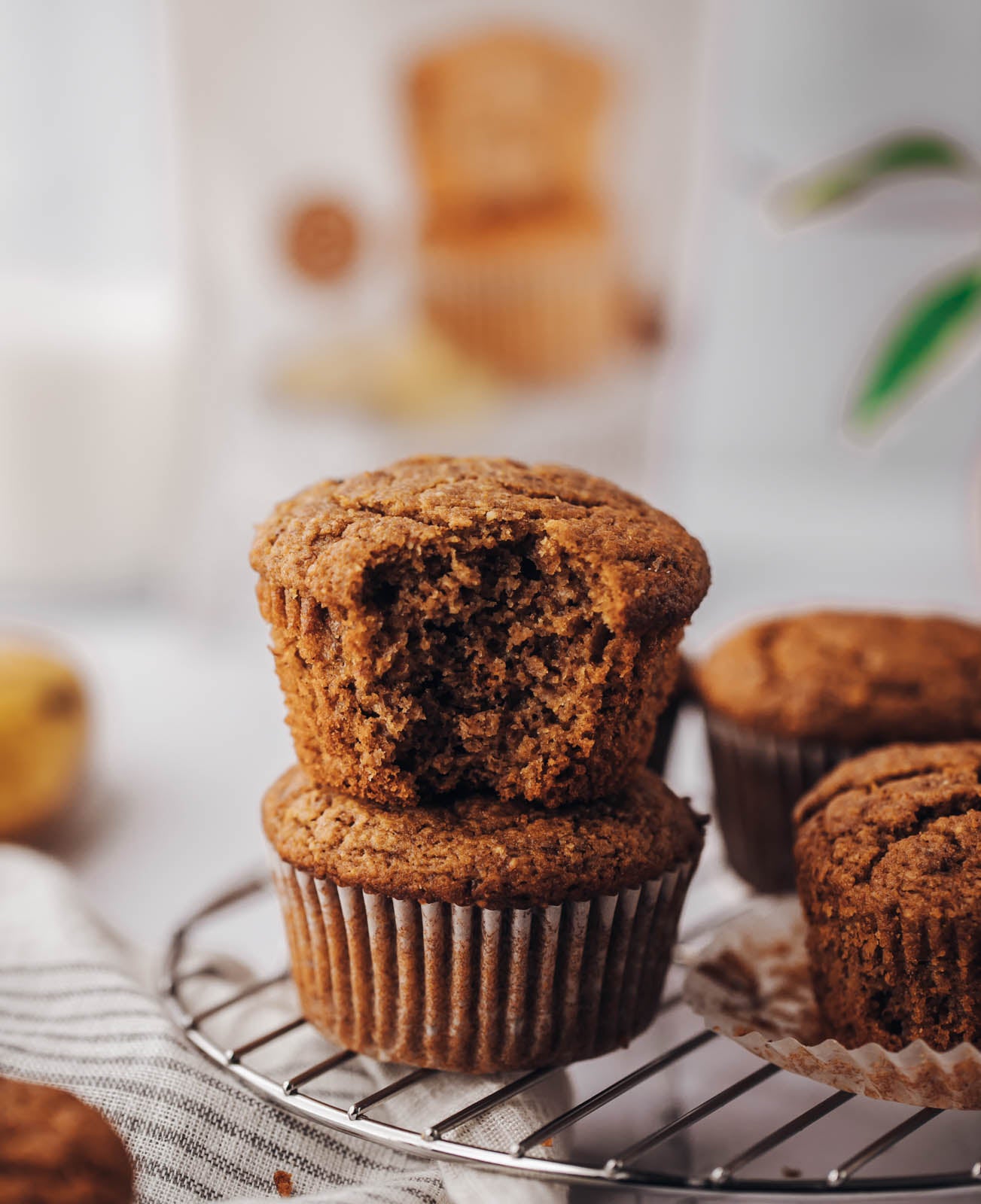 sourdough banana muffins