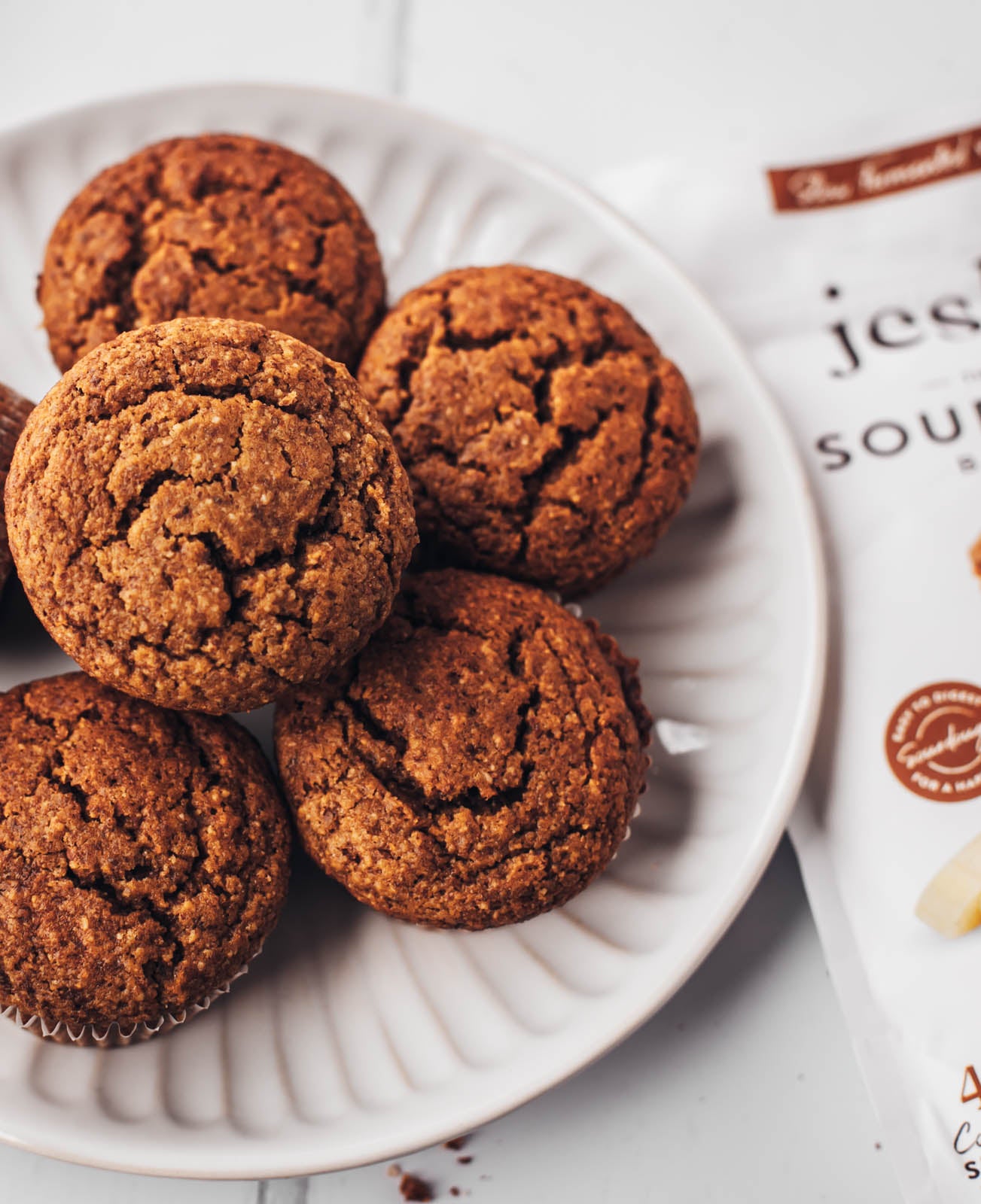 sourdough banana muffins